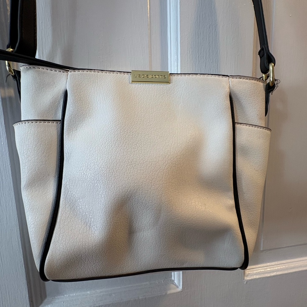 Chic White Shoulder Bag by Liz Claiborne